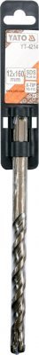 Vrták do betonu 4 břit 12x160 mm SDS PLUS YATO YT-4214