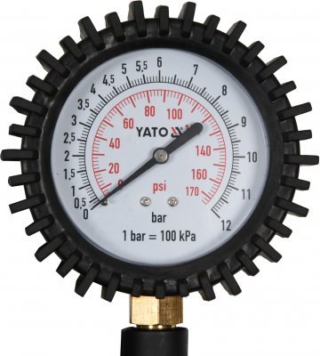 Pistole na huštění kol s nanometrem YATO YT-23703