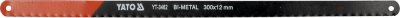 Sada 2 kusů pilových plátů na železo směs bimetal-cobalt 300 mm YATO YT-3462