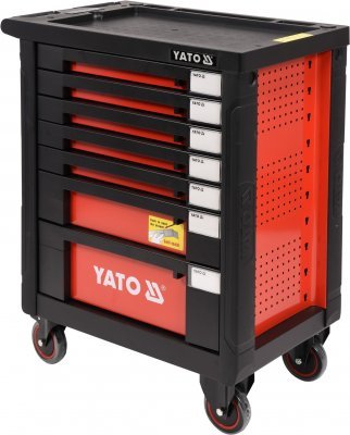 Dílenský vozík s 211 kusy nářadí YATO YT-55290
