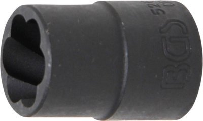 Nástrčná hlavice 1/2" 13 mm, na poškozené - stržené šrouby - BGS 5266-13, Velikost: 15 mm