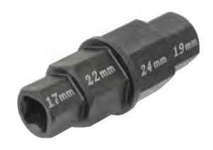 Klíč na osy motocyklových kol 17,19,22,24 mm