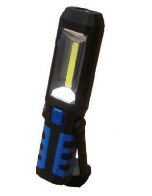 Dílenská LED svítilna, lampa s akumulátorem 230/12V