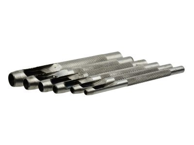 Tyčové výsečníky - děrovače, průměr 2,8 - 8 mm, sada 6 kusů