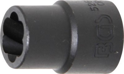 Nástrčná hlavice 1/2" 13 mm, na poškozené - stržené šrouby - BGS 5266-13, Velikost: 13 mm