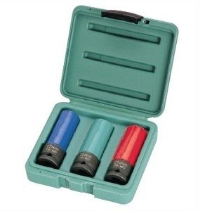Sada nástrčných hlavic 1/2", s krytkou na ALU pro rázové utahováky - JONNESWAY S18A4103S