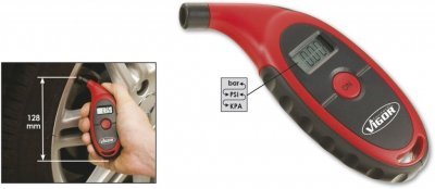 Tester/plnička stlačeného vzduchu v pneumatikách VIGOR V1423