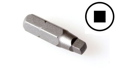 Bity čtyřhranné Robertson 1/4", různé rozměry, délka 25 mm - JONNESWAY, Velikost: R3