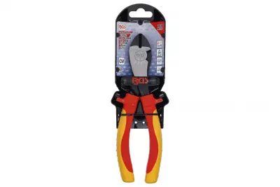Štípací kleště silové boční elektrikářské VDE 180 mm, izolace 1000 V - BGS 7155