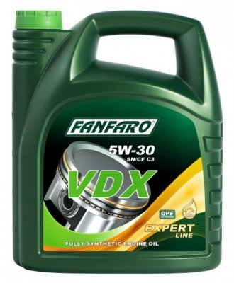 Motorový olej Fanfaro VDX 5W-30, 5L