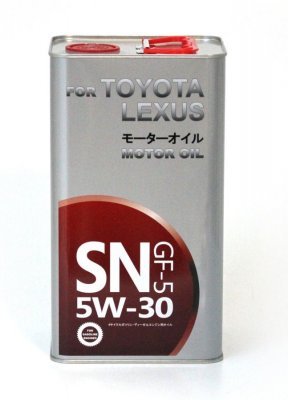 Motorový olej Fanfaro Toyota Lexus 5W-30 SN, 4L - plech