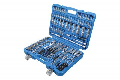 Gola sada 1/4", 3/8", 1/2", 192 dílů, dvanáctihran - BGS 2286