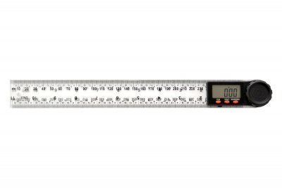 Digitální úhloměr s pravítkem, LCD displej - 810-197TM