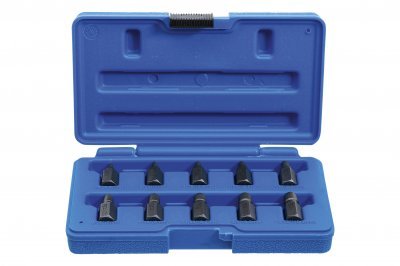 Přípravky na povolení poškozených šroubů 3-11 mm, sada 10 ks - BGS 8547