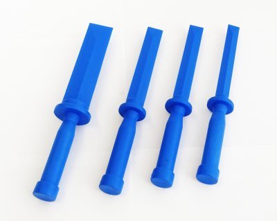 Plastové škrabky, šábry na lepené závaží, lišty, 19 - 36 mm, sada 4 ks - QUATROS QS14242