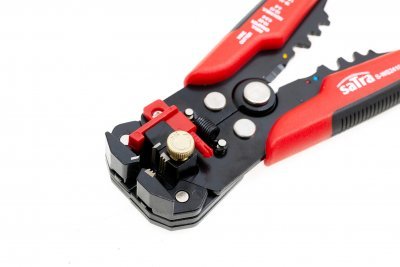 Kleště krimpovací, na odizolování a štípání kabelů, multifunkční, 0,2-6 mm - SATRA