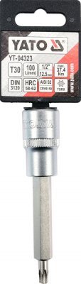 Nástavec TORX 1/2" T30 L100 mm YATO YT-04323