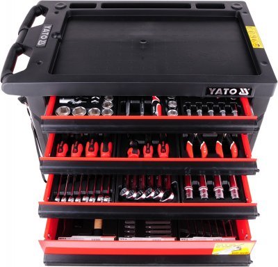 Dílenský vozík s nářadím 177 kusů YATO YT-5530