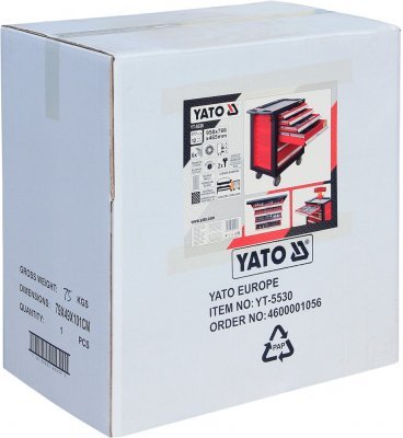 Dílenský vozík s nářadím 177 kusů YATO YT-5530
