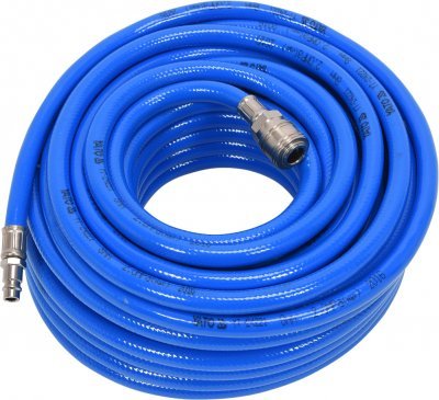 Hadice ke kompresoru PVC s rychlospojkami 8 mm x 20 m YATO YT-24221