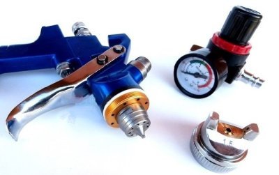 Stříkací pistole HVLP 1.4mm + redukční ventil