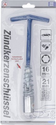 Klíč na zapalovací svíčky 16,0 a 20,8 mm, s kloubem