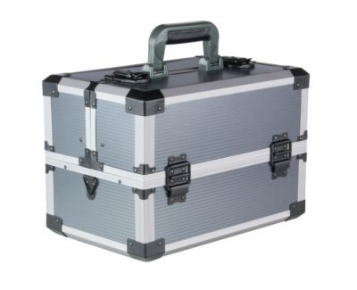Rozkládací montážní kufr na nářadí, plast-hliník, 360 x 226 x 250 mm - MAGG ALK1226