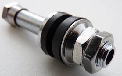 Bezdušové ventily MOTO VS-8, různé druhy, chromované, pro motocykly - Ferdus, Varianta: MOTO VS-8-90. délka 62 mm. průměr 16 mm