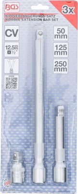 Prodloužení 1/2" výkyvné, 3ks - BGS 2240