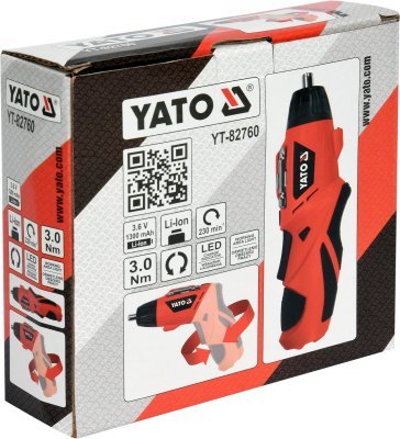 Aku šroubovák 3,6V 1,3 Ah YATO YT-82760