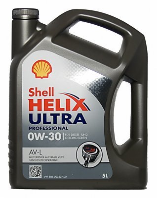 Motorový olej Shell Helix Ultra Professional AV-L 0W-30, 5L