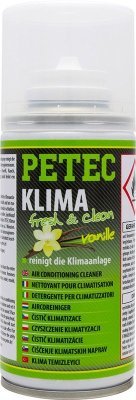 PETEC Čistič klimatizace a odstraňovač zápachu, sprej 150ml - Vanilka