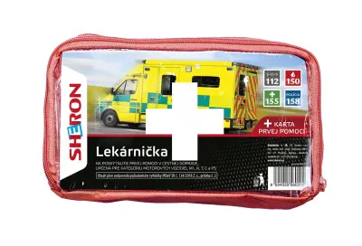 SHERON Autolékárnička oranžová kortex. obal /SK