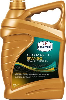 Motorový olej EUROL Geo-Max FE 5W-30 E6/E9, 5L