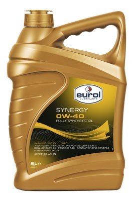 Motorový olej EUROL Synergy 0W-40 A3/B4, 5L