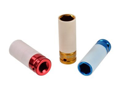 Sada úderových hlavic 1/2", krytka na ALU, 17 - 21 mm, GEKO