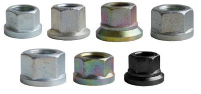Diskové matice, rovná dosedací plocha, pro Avia, Tatra, různé rozměry - Ferdus, Varianta: M18x1.5. výška 28 mm. klíč 27. otočná podložka. Avia A30 31