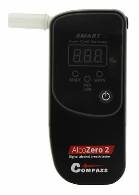 Alkohol tester AlcoZero2, elektrochemický senzor, v kufříku - COMPASS