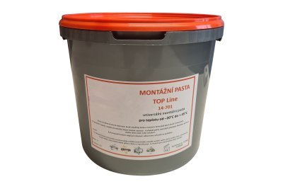 Montážní pasta na pneu 5 kg univerzální, oranžová barva, velký teplotní rozsah - TOP LINE