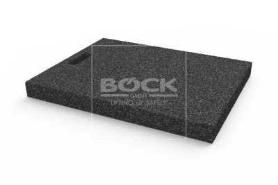 Výplňová podložka 530x470x50 mm, gumová, pro pro čtyřsloupové a nůžkové zvedáky