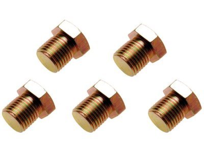 Zátky - výpustné šrouby olejových van, různé rozměry, sada 5 ks - BGS, Rozměry: M15x1,5 mm