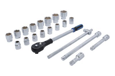 Gola sada 3/4", 21 dílů, šestihran - BGS 1207