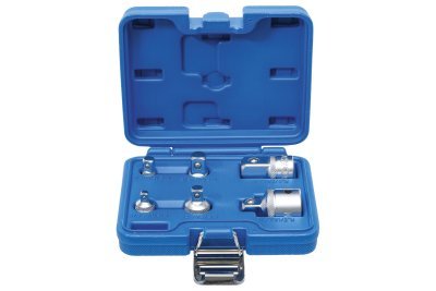 Redukce čtyřhrany 1/4", 3/8", 1/2", 3/4", různé adaptéry, sada 6 ks - BGS 199