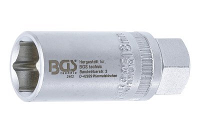 Klíč na svíčky 18 mm 1/2" s pružinou- BGS 2402