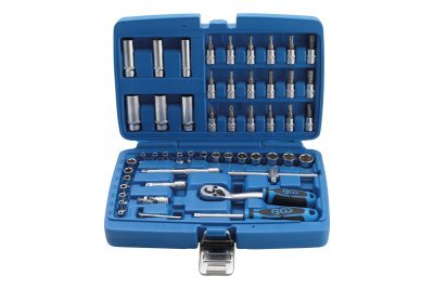 Gola sada 1/4" 4,0-13,0 mm, 52 dílů - BGS 2147
