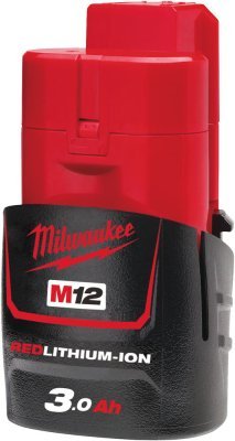 Milwaukee M12 B3 Baterie pro AKU nářadí - akumulátor 12V 3,0 Ah Li-Ion