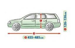 Plachta na auto hatchback-combi, délka 455-480 cm - Mobile Garage