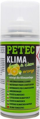 PETEC Čistič klimatizace a odstraňovač zápachu, sprej 75ml - Pomeranč