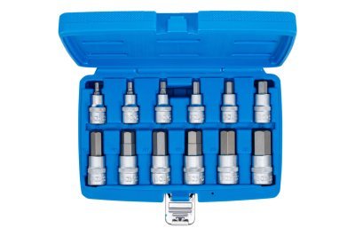 Hlavice zástrčné s bitem imbus 1/2" 5-22mm (12ks)- BGS 5052