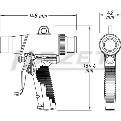 Vzduchová pistole HAZET 9043N-10